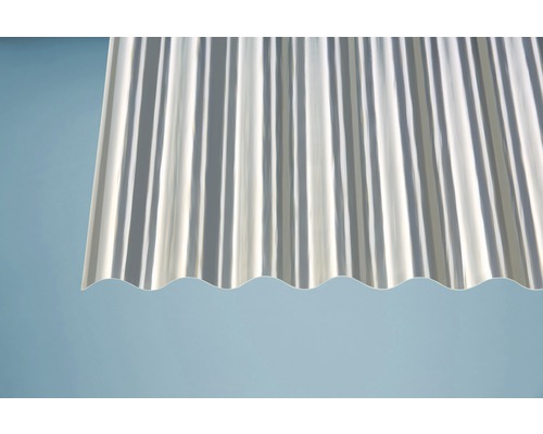 Lichtdurchlässige Profilplatte für Dächer und Wände
