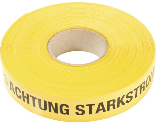 Warnband "Achtung Starkstrom", 250 Meter