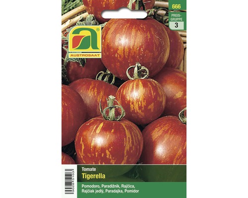 Gemüsesamen Austrosaat Tomate 'Tigerella'