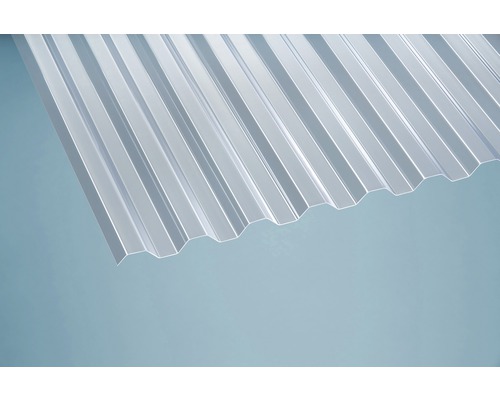 Transparente Wellplatte zur Verwendung im Außenbereich