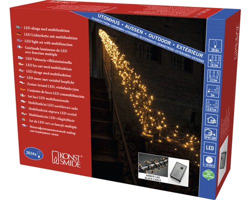 Konstsmide LED Lichterkette mit Multifunktion, Verpackung