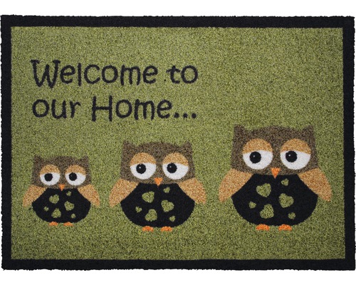 Schmutzfangmatte Owl green Creation 50x70 cm Schmutzfangmatte Owl green Creation 50x70 cm