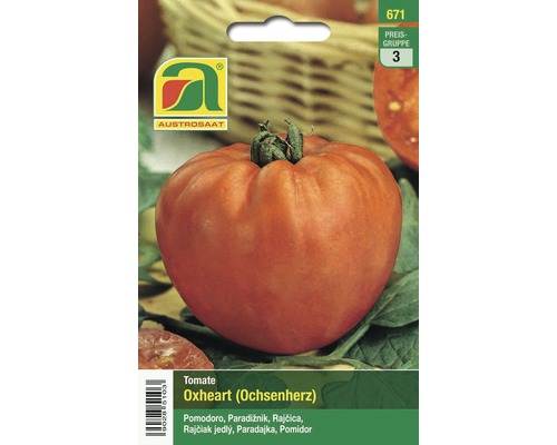 Gemüsesamen Austrosaat Tomate 'Oxheart' (Ochsenherz)