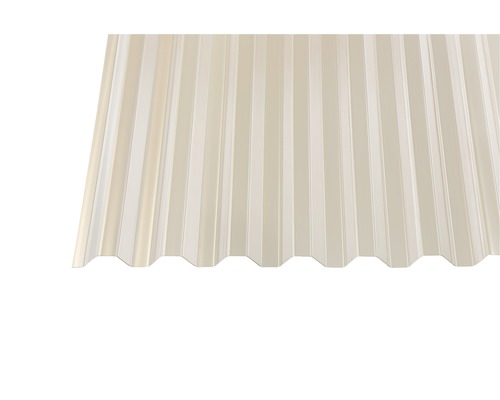 PVC Wellplatte Trapez 70/18 bronce 2500 mm x 1090 mm x 1,1 mm