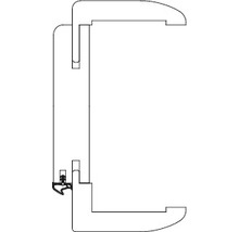 Zarge Pertura CPL Weiß Komplettzarge 90x659x2015 mm links-thumb-1 Zarge Pertura CPL Weiß Komplettzarge 90x659x2015 mm links-thumb-1
