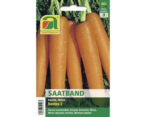 Gemüsesamen Austrosaat Saatband Karotten 'Nantes 2'