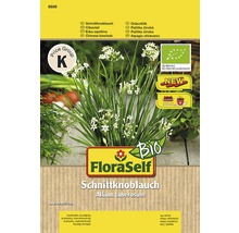 Samenpackung für Schnittknoblauch der Marke FloraSelf