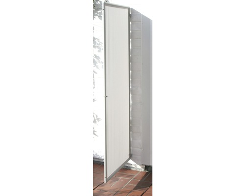 Balkonsichtschutz Paravent 1-Teilig 70x170 cm wasser- und windabweisenden PES, silbergrau