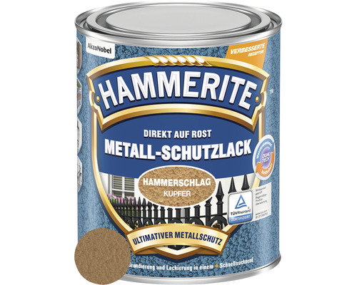 HAMMERITE Metall-Schutzlack Hammerschlag Kupfer 250 ml