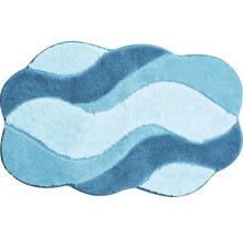 Badteppich Grund Carmen 60x100 cm blau