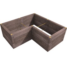 Hochbeet Durisol 230x230x80 cm rotbraun-thumb-1 Hochbeet Durisol 230x230x80 cm rotbraun-thumb-1