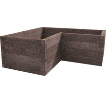 Hochbeet Durisol 230x230x80 cm rotbraun-thumb-2 Hochbeet Durisol 230x230x80 cm rotbraun-thumb-2