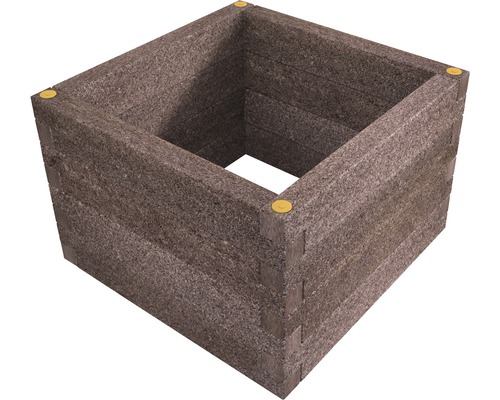 Hochbeet Durisol 120x120x80 cm rotbraun Hochbeet Durisol 120x120x80 cm rotbraun