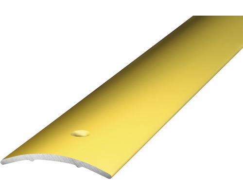 Übergangsprofil Aluminium gold gelocht 30x1000 mm