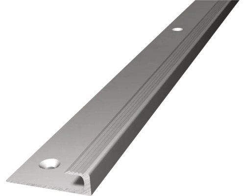 Aluminium Treppenkantenprofil mit Schraublöchern