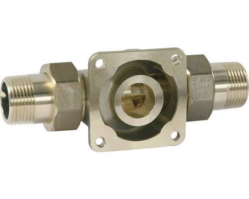 Messingfitting mit Innengewinde und Flansch