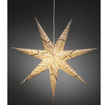 Weihnachtsstern mit Aufschrift Merry Christmas als Dekoration