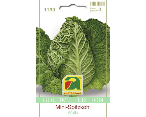 Gemüsesamen Austrosaat Mini-Spitzkohl 'Walla'