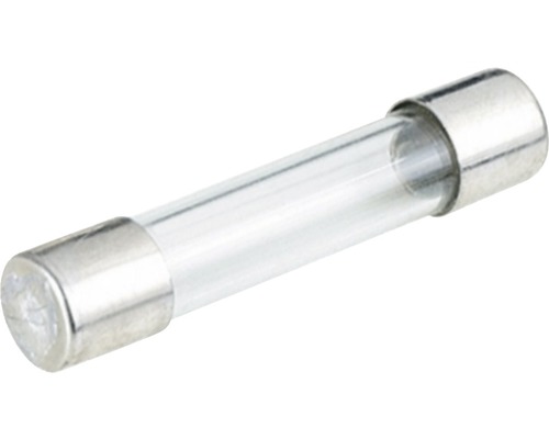 Glassicherung 1,6 A träge, 2 Stück Glasrohrsicherung