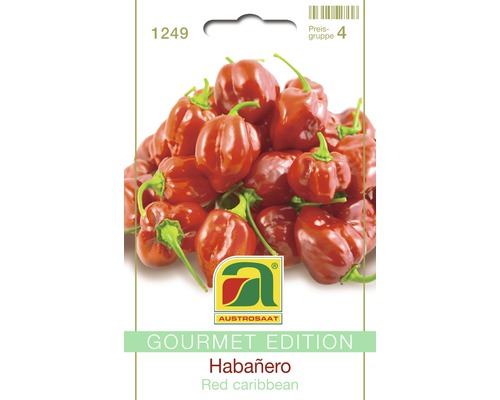 Gemüsesamen Austrosaat Pfefferoni 'Habañero Red caribbean'