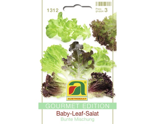 Salatsamen Austrosaat 'Baby-Leaf-Salat' Bunte Mischung