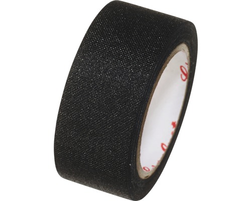 Gewebeband Coroplast schwarz 2,5 M Schwarzes Textilklebeband Rolle