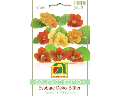 Blumensamen Austrosaat 'Essbare Deko-Blüten Kapuzinerkresse'
