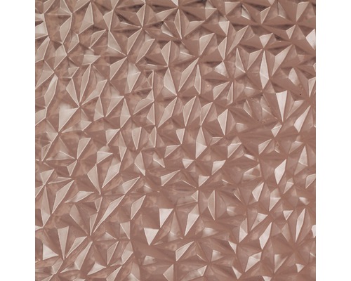 Acrylglasplatte 6x950x1900 mm Cristall grob bronze Dekorglas mit Struktur