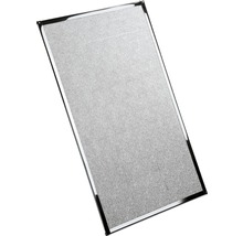 Hitzeschutzplatte 4-eckig 80x50 cm silber-thumb-1