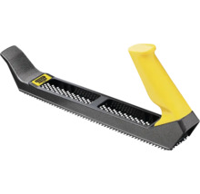 Stanley Surform Hobel mit gelbem Griff