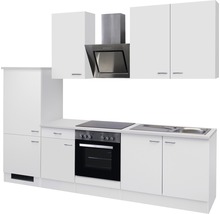 Küchenblock Flex Well Wito 8610 weiß/weiß 270 cm inkl. Einbaugeräte-thumb-4 Küchenblock Flex Well Wito 8610 weiß/weiß 270 cm inkl. Einbaugeräte-thumb-4