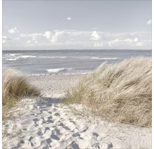 Dünenlandschaft mit Meerblick und Sandweg
