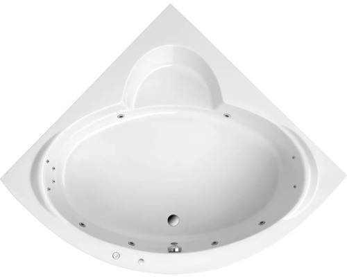 Whirlpool Ottofond Pamir System Komfort 151x151 cm weiß