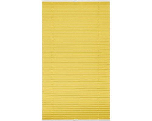 Gelbes Plissee für Fenster
