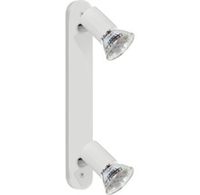 LED Spot Mini weiß 2-flammig mit Leuchtmittel 2x200 lm 3000 K warmweiß-thumb-0