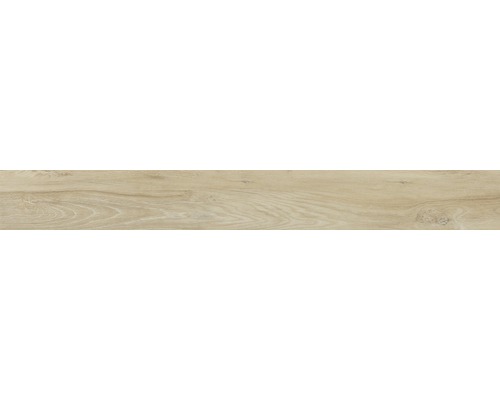 Feinsteinzeug Sockelfliese Wally Beige 8,5x71 cm beigebraun Holzdekordiele