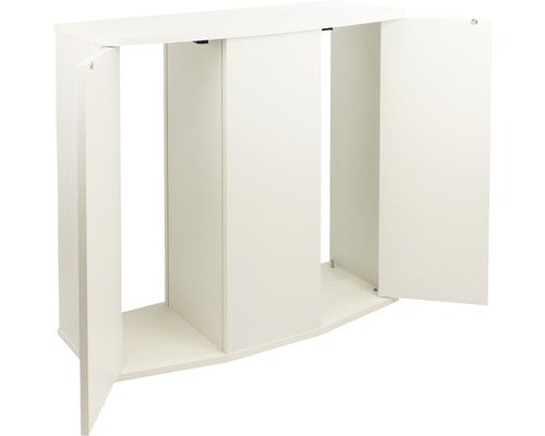 Aquariumunterschrank mit zwei offenen Türen