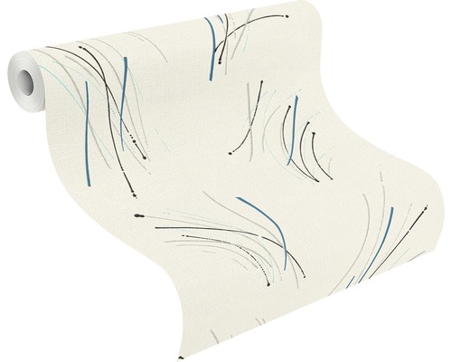 Tapetenrolle mit abstraktem Linienmuster