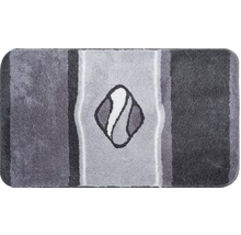Badteppich Grund Jewel 60 x 100 cm anthrazit schwarz