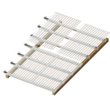 PVC Wellplatte Sinus 76/18 braun 3000 mm x 900 mm x 0,8 mm