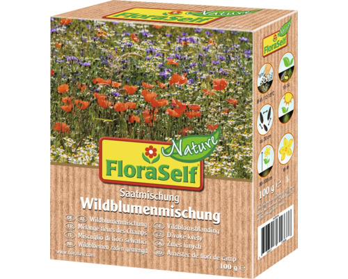 Wildblumenmischung FloraSelf Nature max. 100 m²