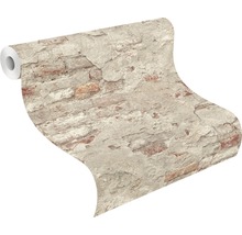 Tapetenrolle mit Backsteinmauer-Motiv