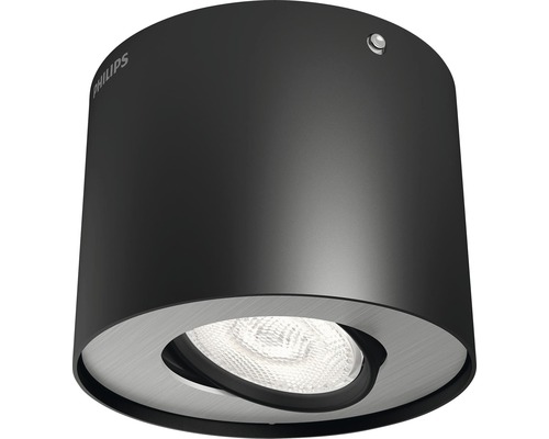 Schwarze Philips Deckenleuchte