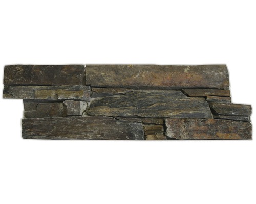 Naturstein;Beton Verblendstein Schiefer 22,0x55,0 cm braun