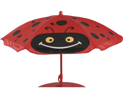 Sonnenschirm mit Marienkäfer Design für den Garten