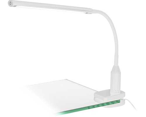 Klemmleuchte mit LED und flexiblem Hals