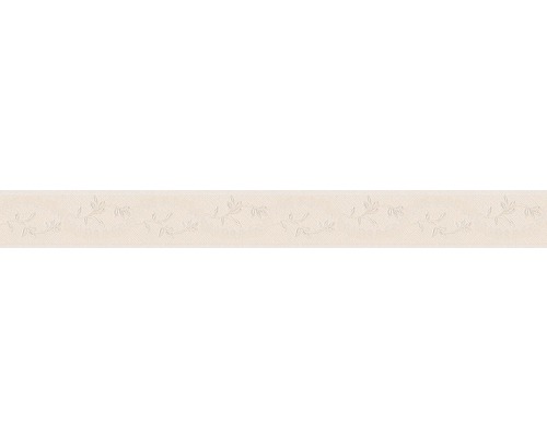Selbstklebende PVC-Bordüre A.S. Creation Blattranke Satin beige 5 m x 5 cm