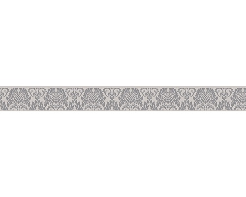 Selbstklebende PVC-Bordüre A.S. Creation Ornament grau-anthrazit 5 m x 5 cm