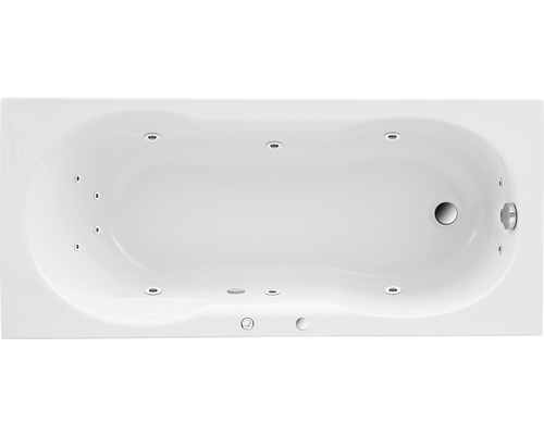 Whirlpool Ottofond Fortuna System Komfort 160x70 cm weiß