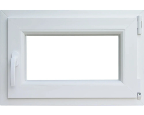Kellerfenster Dreh-Kipp Kunststoff RAL 9016 verkehrsweiß 800x500 mm DIN  Rechts (2-fach verglast) jetzt kaufen bei